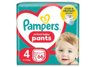 Püksmähkmed GP S4, PAMPERS, 66 tk
