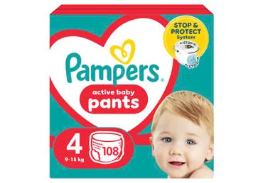 Püksmähkmed PAMPERS MP S4 9-15kg 108tk