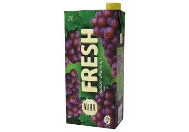 Punase viinamarjamahlajook AURA Fresh 2L
