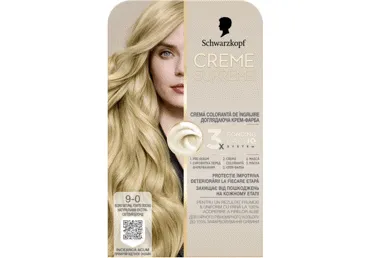 Püsivärv SCHWARZKOPF CremeSupreme 9-0 naturaalne hele blond