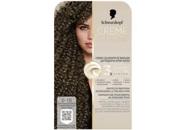 Püsivärv SCHWARZKOPF CremeSupreme 6-16 külm tuhmjas blond