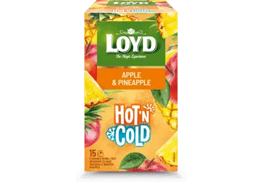 Augļu tēja LOYD Hot&Cold ābolu 15x2g