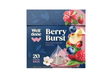 Puuvilja tee WELL DONE Berry Burst 20x2g