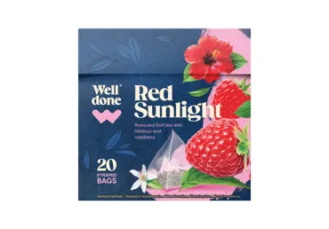 Augļu tēja WELL DONE Red Sunlight 20x2,5g