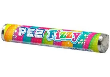 Konfektes Fizzy PEZ ar augļu garšu 42g