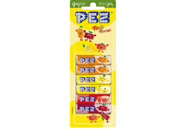 Puuviljamaitselised kommid PEZ 6*8.5g