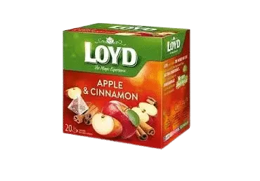 Augļu tēja LOYD Pyramids ar āboliem un kanēli 20x2.2g