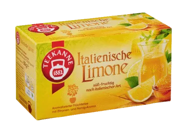 Melnā tēja TEEKANNE citronu 20x2,5g