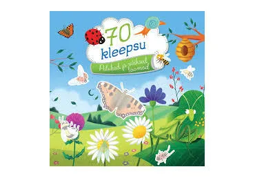 Raamat 70 kleepsu.Putukad ja väikeloomad