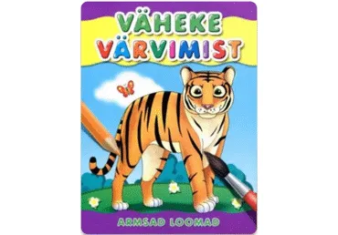 Raamat Armsad loomad. Väheke värvimist