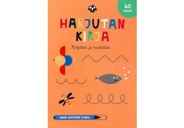 Raamat Harjutan kirja.Kirjuta ja kustuta