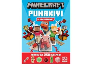 Raamat Minecraft. Punakivi kleepsuraamat