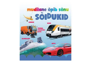 Raamat Mudilane õpib sõnu. Sõidukid
