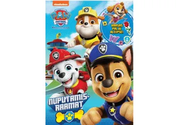 Raamat Paw Patrol. Nuputamisraamat