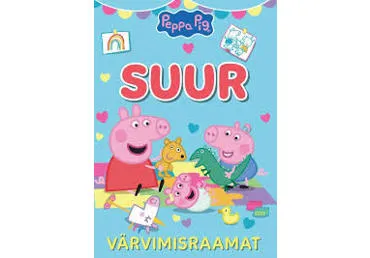 Raamat Põrsas Peppa. Suur värvimisraamat