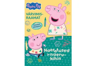 Raamat Põrsas Peppa.Naeratus