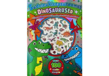 Raamat Sädelev kleepsuraamat. Dinosaur.