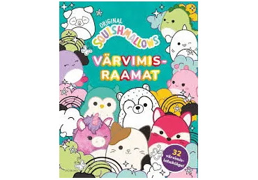 Raamat Squishmallows.Värvimisraamat