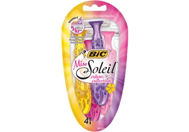 Raseerija BIC Miss Soleil Color 4tk