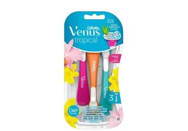 Raseerijad VENUS Tropical 3tk
