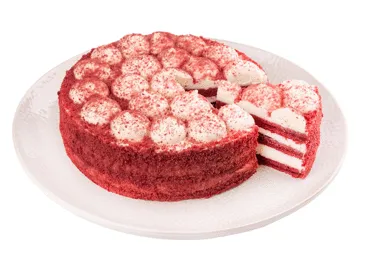 Red Velvet panna cotta tort 700g