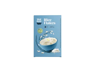 Rīsu pārslas WELL DONE 400g