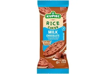 Rīsu galetes KUPIEC ar piena šokolādi 60g
