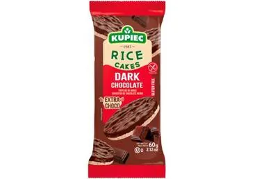 Riisivahvlid tum.šokolaadiga KUPIEC 60g