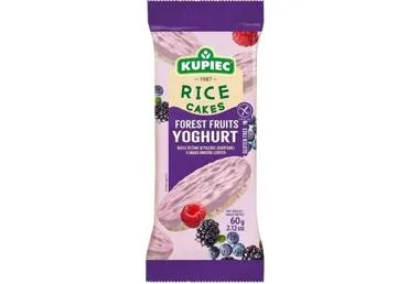 Rīsu galetes KUPIEC ar jogurtu un meža ogām 60g