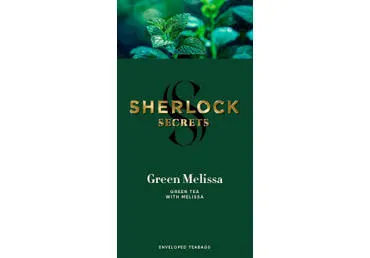Zaļā tēja SHERLOCK SECRETS Green Melisa 22x1.8g