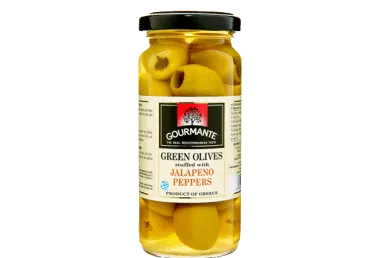 Roh.oliivid jalapeno GOURMANTE 227g