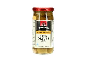 Roh.oliivid küüslauk.GOURMANTE 360g