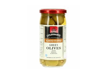 Roh.oliivid mandlitäidis.GOURMANTE 360g
