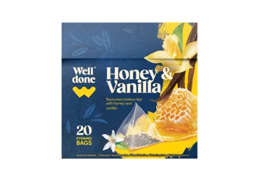 Tēja WELL DONE Honey&Vanilla 20x2g