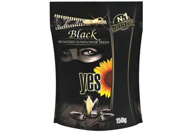 Röst. päevalilleseemned must. YES 150g