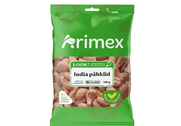 Indijas rieksti ARIMEX grauzdēti, sālīti 300g