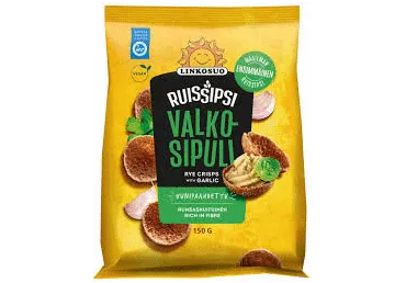 Rukkileivakesed küüslaugu. LINKOSUO,150g