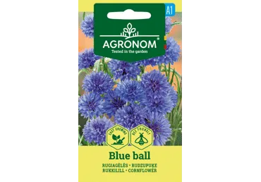 Rukkilill Blue Ball 1g, HORTICOM, 1 tk