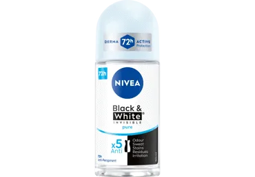 Rulldeo.NIVEA Inv.Black&White Pure 50ml