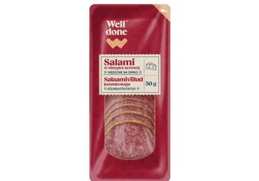 Salaami juustuga WELL DONE, 50g viil