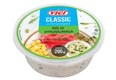 Salat surimi, riisi&köögivil.VICI, 200g