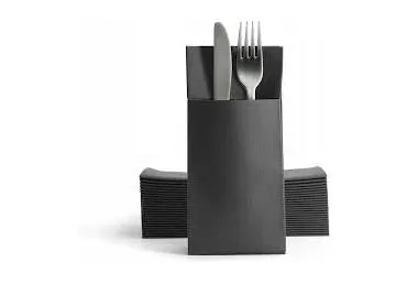 Salvrätikud 1/8volditud32x38cm50tk,must