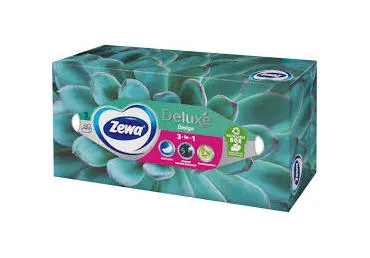 Salvrätikud karbis ZEWA Deluxe 3kih 90tk