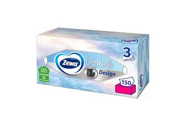 Kosmētiskās salvetes ZEWA Deluxe 3k.150gb.