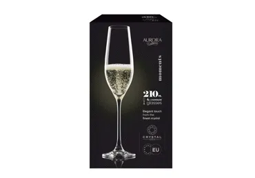 Šampanjapokaalid AURORA Moments210ml 4tk