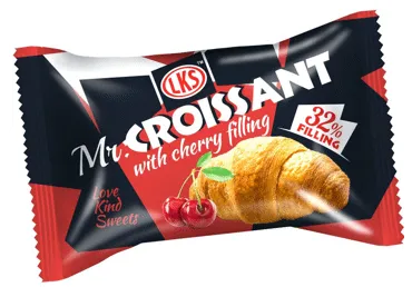 Kruasāns ar ķiršu pildījumu 45g