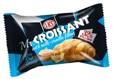 Kruasāns ar piena-vaniļas pildījumu 45g