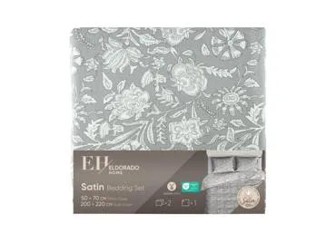 Satiinvoodipesu kmpl 200x220/2x50x70cm