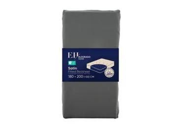 Sat.v.lina kummiga EH 180x200+30cm,hall