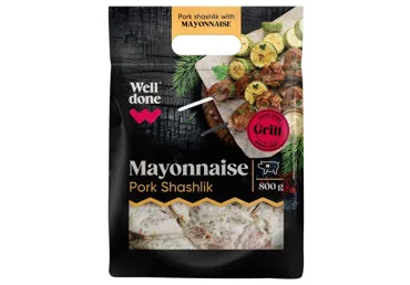 Cūkgaļas šašliks majonēzē WELL DONE 800g